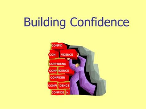 Ppt Building Confidence Powerpoint Presentation Free Download Id