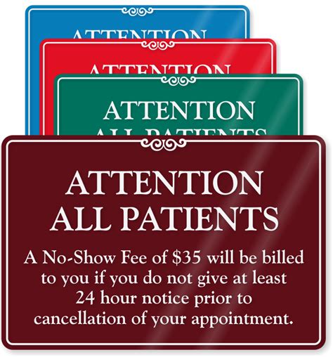 Services are by scheduled appointment only. Medical Office Signs & Doctor's Office Signs