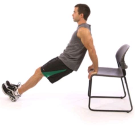 Tricep Chair Dips By Steve Mabley Exercise How To Skimble