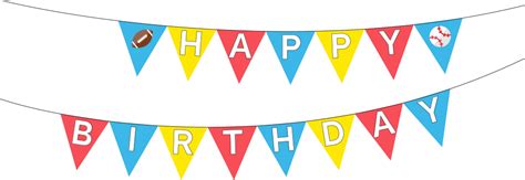 Happy Birthday Banner High Quality Png Png All Png All