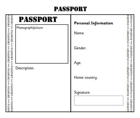 Free Passport Samples In Ai Ms Word Pages Psd Publisher Pdf