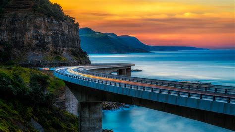 Sea Cliff Bridge Bing Wallpaper Download