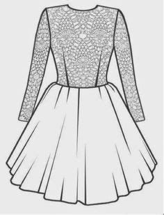 Elige las mejores piezas y obtén pago seguro a plazos envío express devolución gratis. Dibujo de Vestido casual para Colorear - Dibujos.net ...