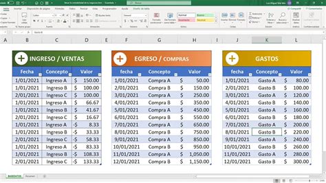 Plantilla En Excel Para Llevar La Contabilidad De Tu Negocio Vrogue