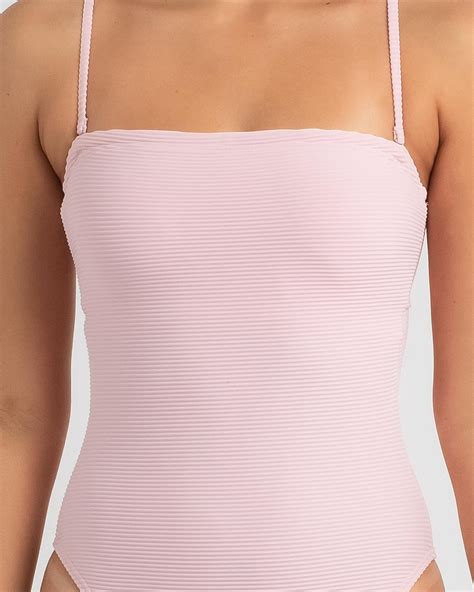 billabong tanlines harper one piece swimsuit in powder pink fast shipping and easy returns