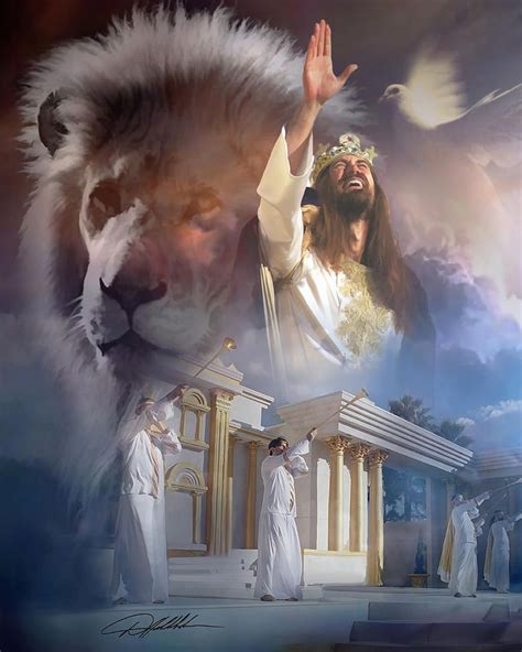 Christian Painting Lion Of Judah By Danny Hahlbohm Pictures Of Jesus