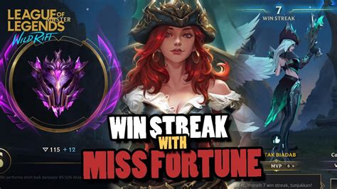 Miss Fortune Rune And Build Miss Fortune Goes To Win Streak Gameplay