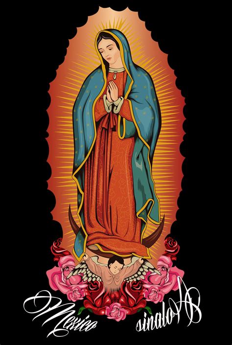 Virgen Guadalupe By Mamba26 On Deviantart Virgin Mary Tattoo Virgin