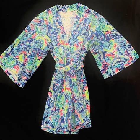 Lilly Pulitzer Intimates And Sleepwear Lilly Pulitzer Dive In Robe Sm