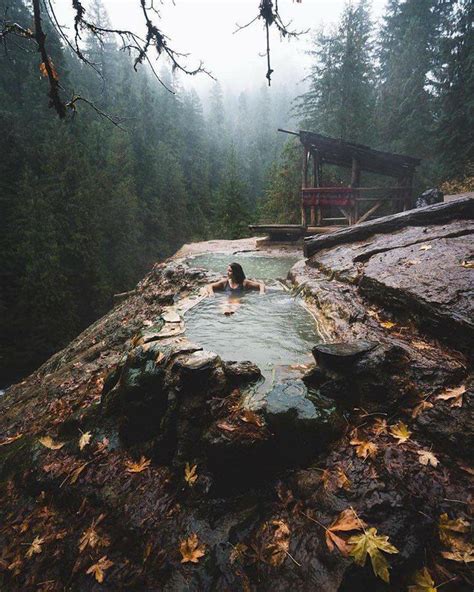 The Natural Hot Springs In The Umpqua National Forest Oregon R