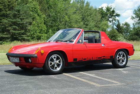 1972 Porsche 914 17l 4 Cyl Guards Red Excellent Condition Classic