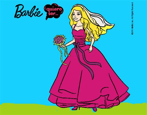 Dibujo De Barbie Vestida De Novia Pintado Por Dorita En Dibujos Net My Xxx Hot Girl