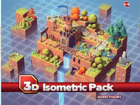 Isometric Pack 3d 3d Fantasy Unity Asset Store
