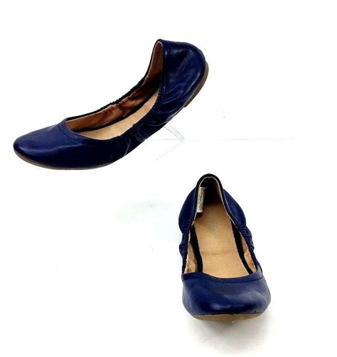 Old Navy Shoe Womens Size 7 Blue Flats Ballet Scrunch Oldnavy