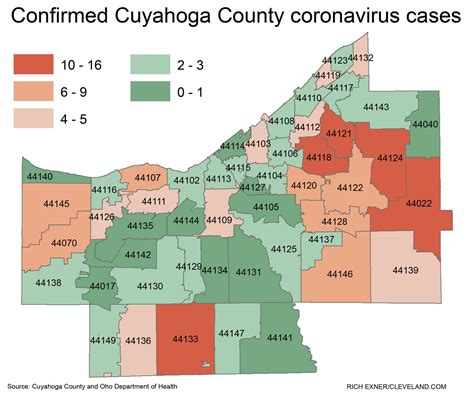 Cuyahoga County For First Time Releases Coronavirus Cases By Zip Code