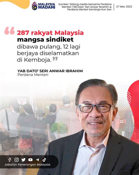Rakyat Malaysia Mangsa Sindiket Dibawa Pulang Lagi Berjaya