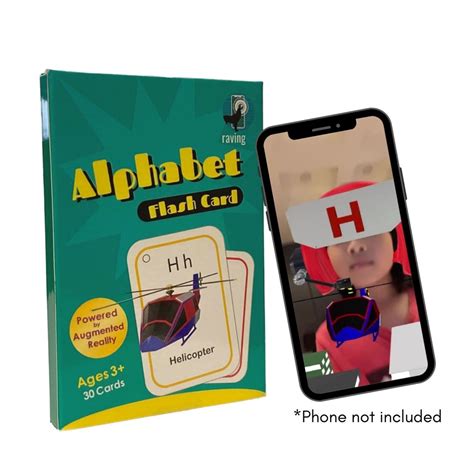 Alphabet Flashcard With Augmented Reality Ar Shopee Malaysia