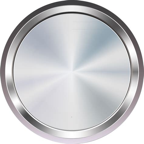 Metallic Silver Circle Png png image