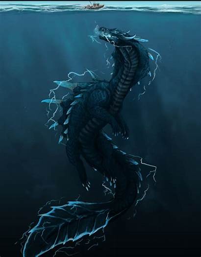 Sea Dragon Monster Fantasy Mythical Water Creatures
