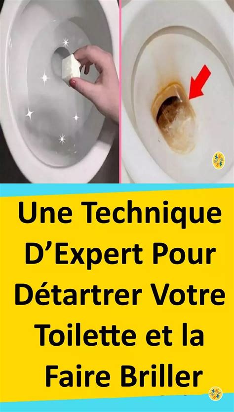 Lastuce Pour D Tartrer La Toilette Et La Faire Briller Efficacement