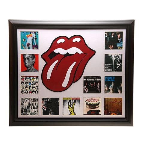 The Rolling Stones Album Cover Art Collage 24x20