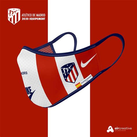 Mascarilla Del Atlético De Madrid Por