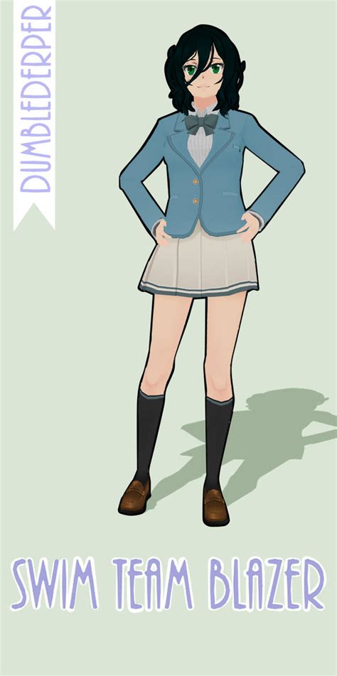 Swim Team Uniform Yansim Custom Blazer By Dumblederper On Deviantart