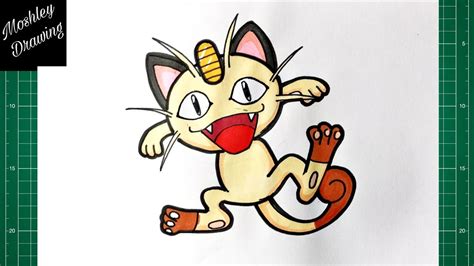 How To Draw Meowth Pokemon Drawing Youtube