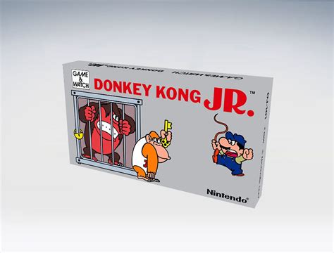 Donkey Kong Jr Game And Watch Repro Box Only Box And Etsy España