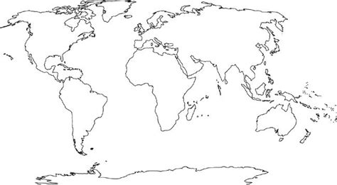 Free printable world maps has printable maps of the world and several outline world maps. Continents And Oceans Map geography rivers countries ...