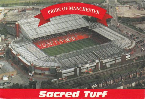 Old Trafford Sacred Turf Stadium Postcards