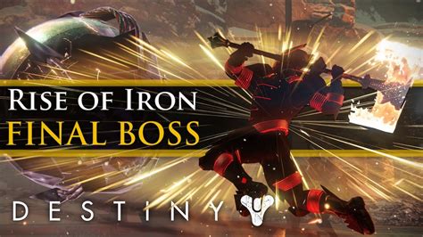 We're working on the game movie and should be out later today. Destiny - Rise of Iron: Final Campaign Boss Fight and Ending Cutscene - YouTube