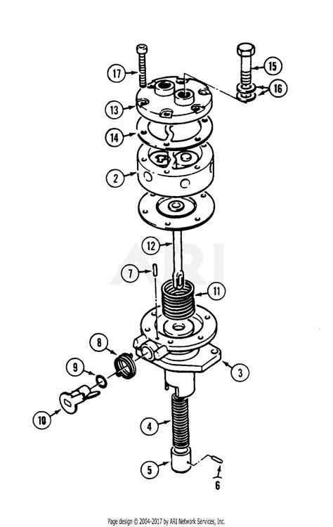 Mtd 135 028 190 Fr 1800d 1995 Parts Diagram For Fuel Pump