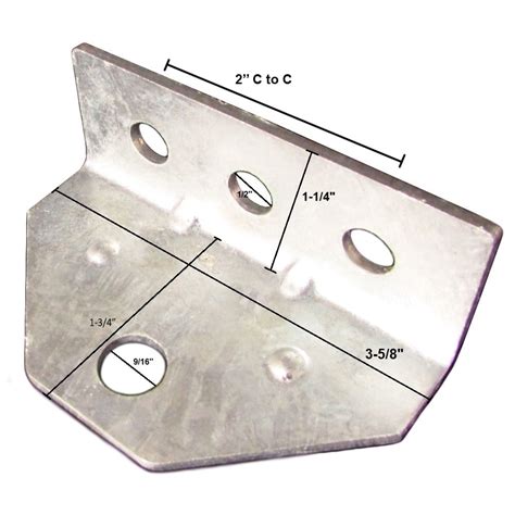 Swivel Top Angle Bracket Galvanized For Mounting Boat Trailer Bunk