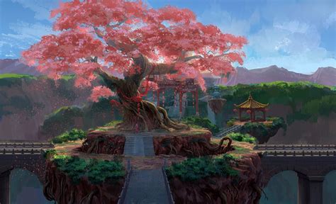 Fantasy Art Tree Tree Picture Fantasy Landscape