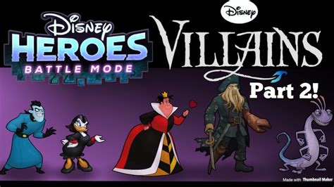 Villains Team Part 2 Disney Heroes Battle Mode Randall Davy