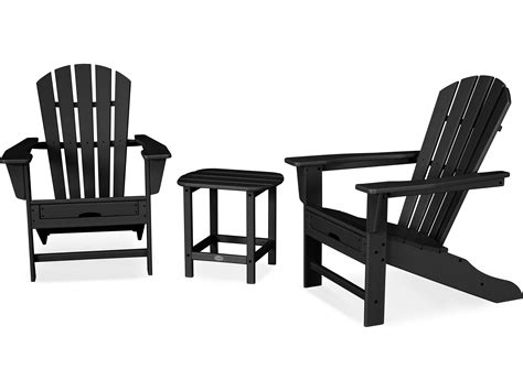 Polywood South Beach Recycled Plastic 3 Piece Ultimate Adirondack