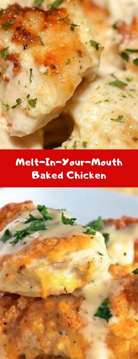 What should internal temp of chicken be to melt in your mouth? MELT IN YOUR MOUTH CHICKEN BAKE (With images) | Cooked ...