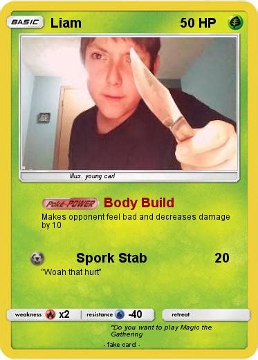Pokémon Liam 805 805 Body Build My Pokemon Card