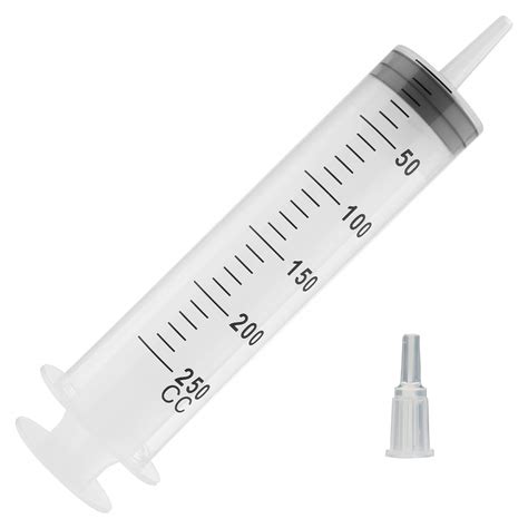 250ml Syringe Extra Large Plastic Syringes For Glue Dispensing Scientific Labs Watering