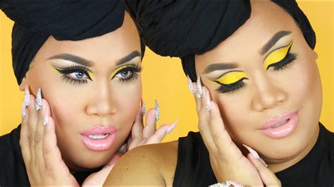 Yellow Cut Crease Makeup Tutorial Patrickstarrr Youtube