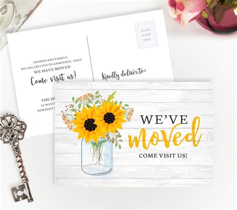 20 Moving Announcements Wording Ideas Personalized Moving Cards