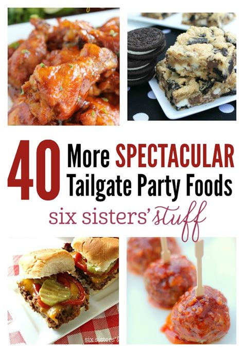 Athletes may spend most of their time on the field, but they love to eat, and over the years many of them have gotten into the business of food, creating chocolate bars, cereals, chips and salsa and more. 40 More Spectacular Tailgate Party Foods | Six Sisters' Stuff