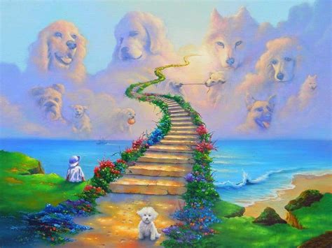 5d Diamond Painting Dogs In Heaven Amazello