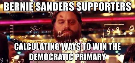 Bernie Sanders Supporters Calculating Ways To Win The Democratic