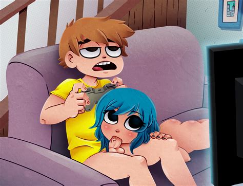 Rule 34 Big Eyes Blowjob Blue Hair Bottomless Bottomless Male Casual Sex Controller Enf Lover