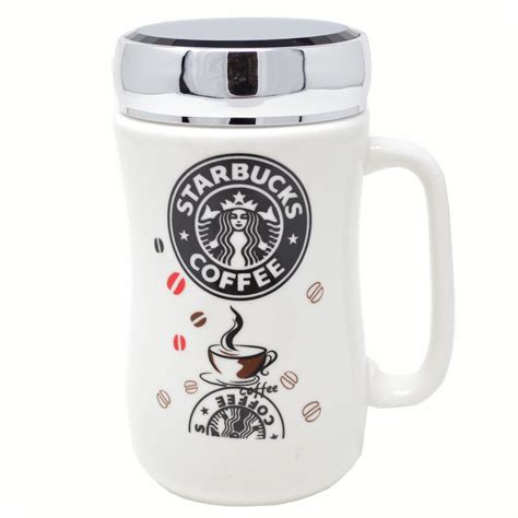 Starbucks Ceramic Mug With Lid