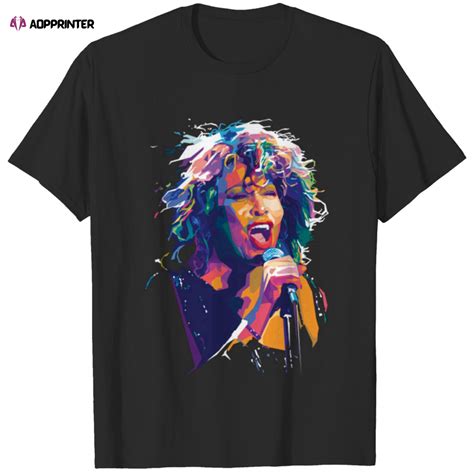 Tina Turner Wpap Design Tina Turner T Shirt Aopprinter