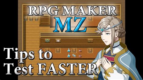 Rpg Maker Mz Tutorial Tips To Test Faster Youtube