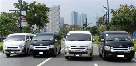 Van For Rent Van Rental With Driver Van For Hire Manila And Cebu